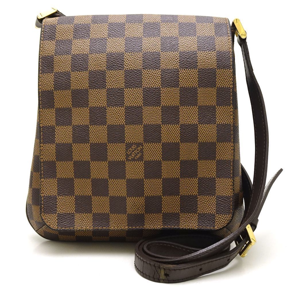 Louis Vuitton Damier Musette Salsa Ebene Shoulder Brown